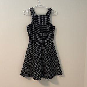 Club Monaco Black and White Polka Dot Dress